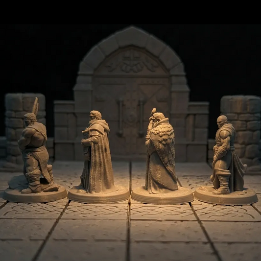 Human Male: Barbarian, Cleric, Druid & Monk
