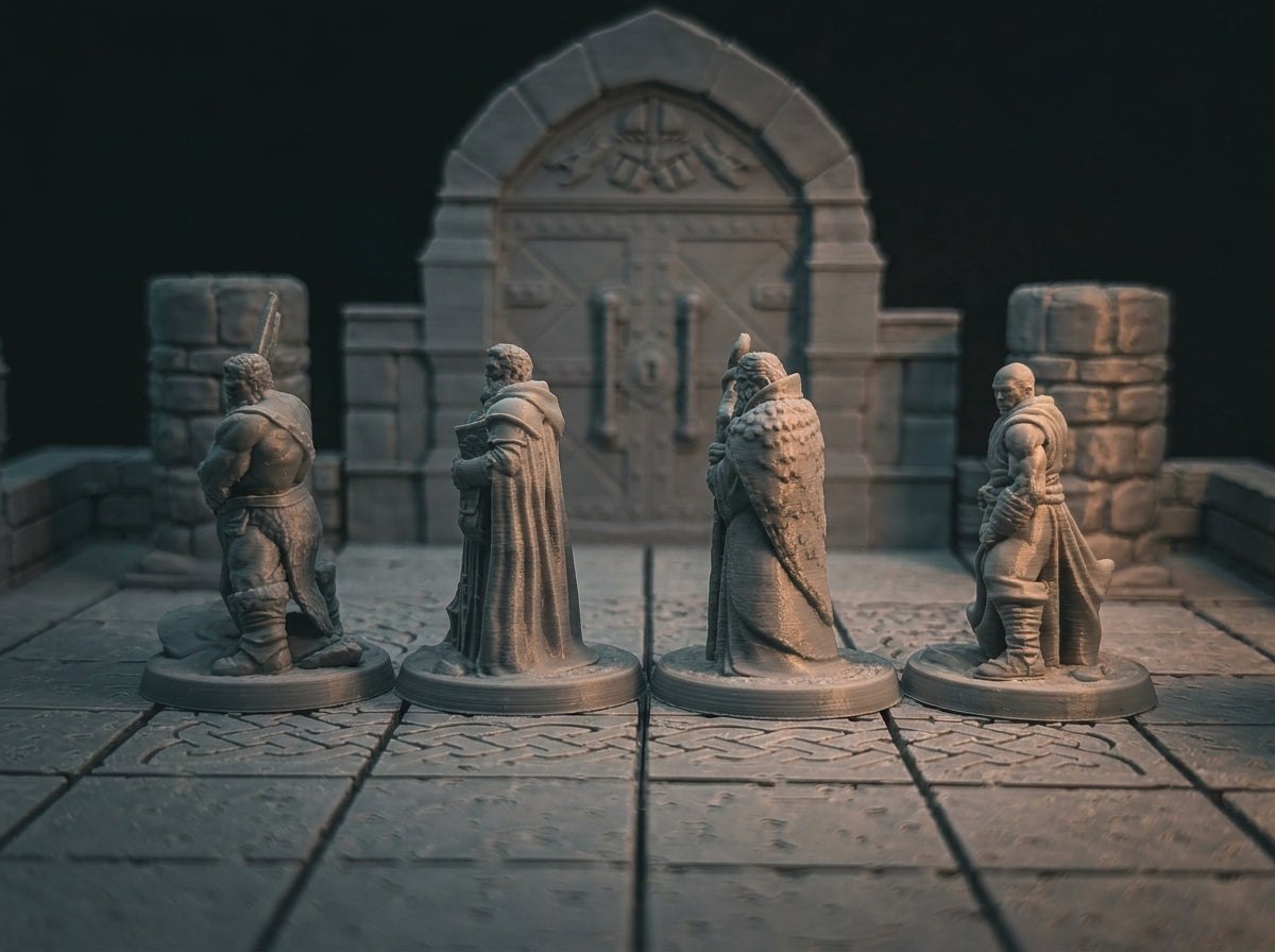 Human Male: Barbarian, Cleric, Druid & Monk