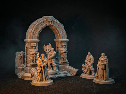 Human Male: Barbarian, Cleric, Druid & Monk