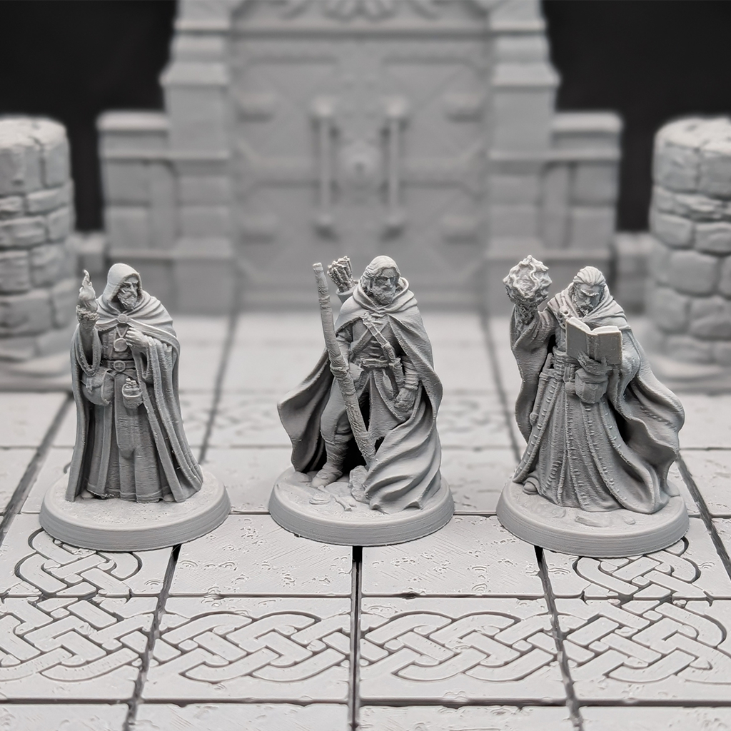 Human Male: Sorcerer, Ranger & Warlock