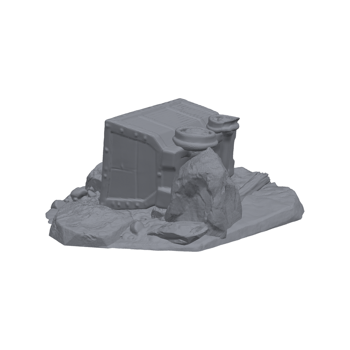 Mine Cart on the Side