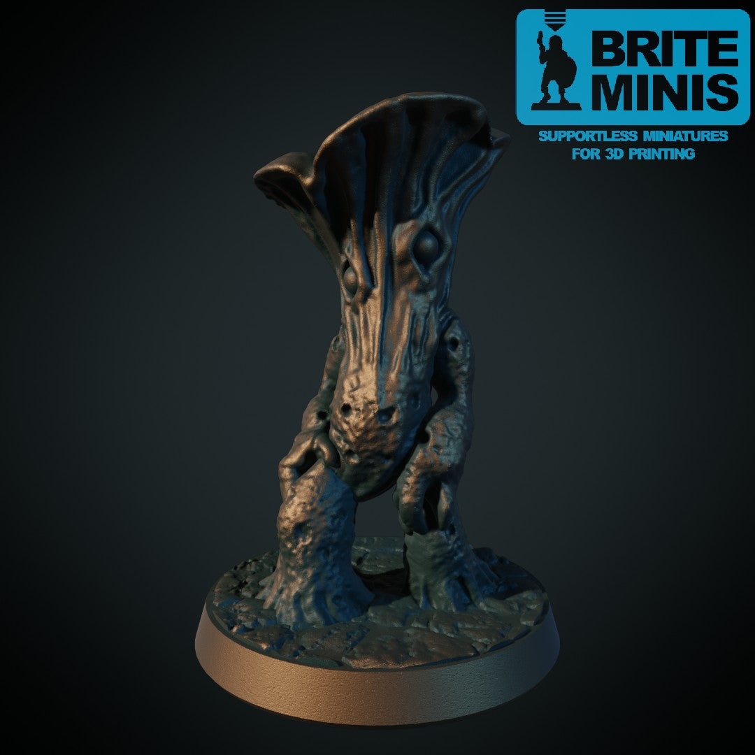 Myconid I – 3D-printet D&D-miniatyr fra Spillsmia.