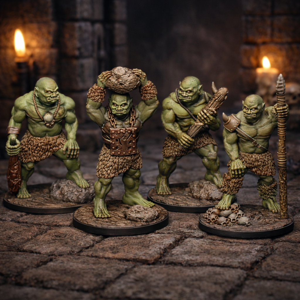 Ogres – miniatyrsett (4 stk)
