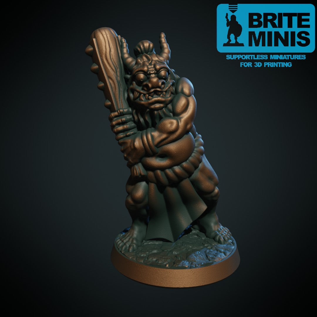Oni med klubbe miniatyr