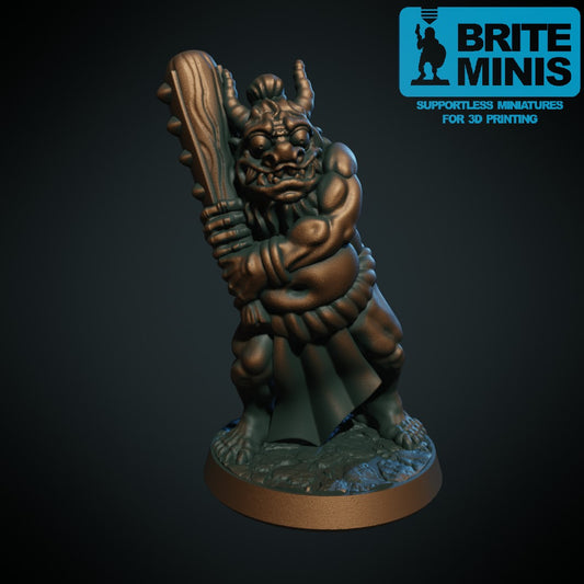 Oni med klubbe miniatyr