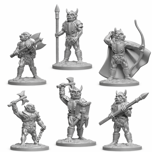 Orc – miniatyrsett (6 stk)