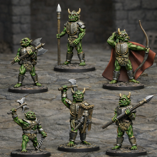 Orc – miniatyrsett (6 stk)