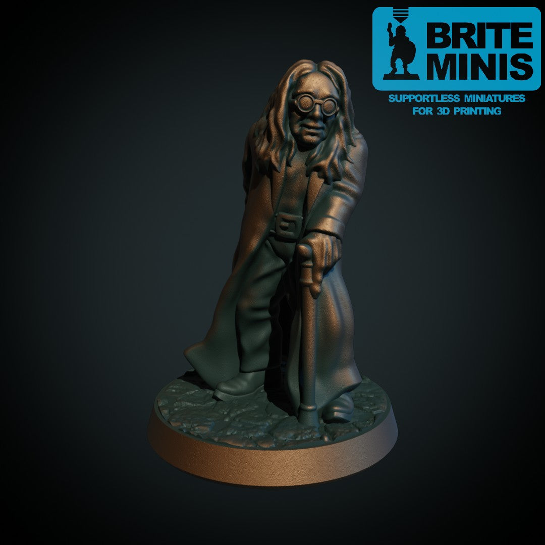 Ozzy, 3D-printet D&D-miniatyr fra Spillsmia.