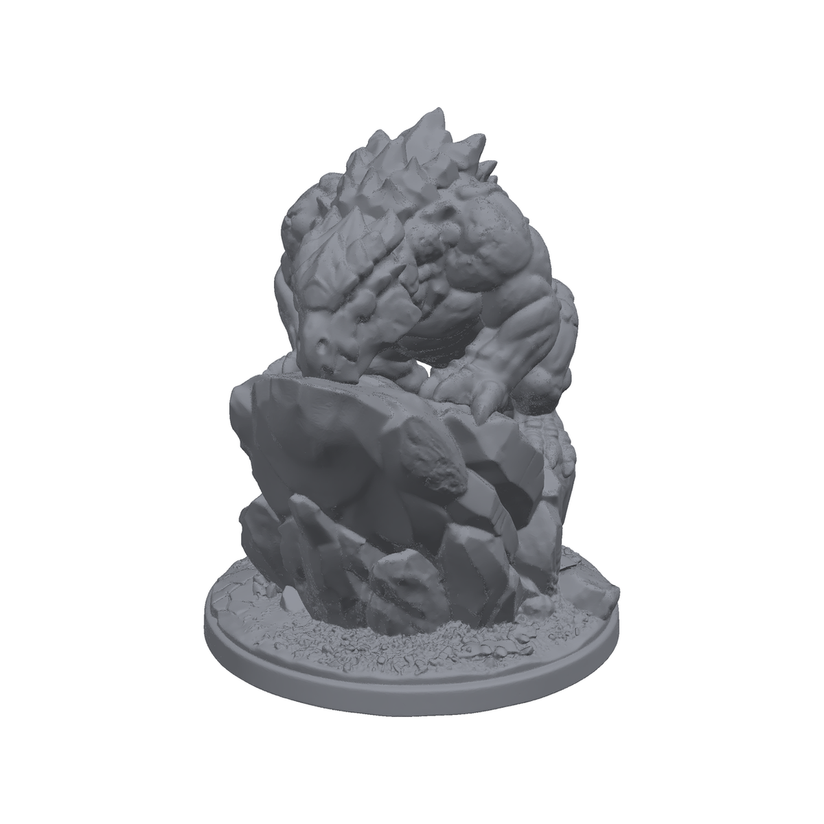 Prowling Young Stone Dragon