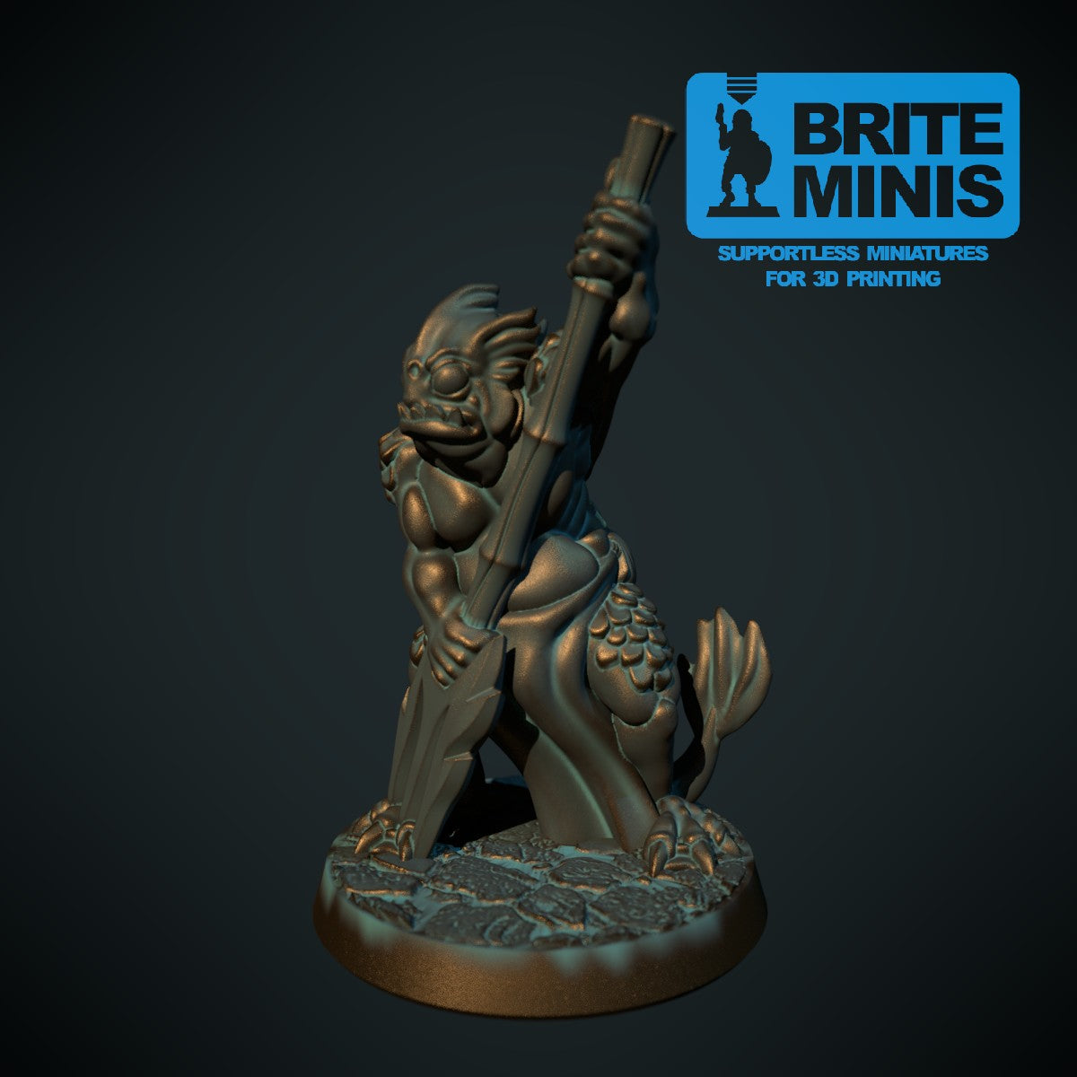 Sahuagin miniatyr