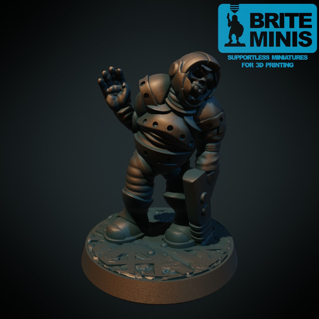 Udød astronaut II, 3D-printet sci-fi-miniatyr fra Spillsmia.