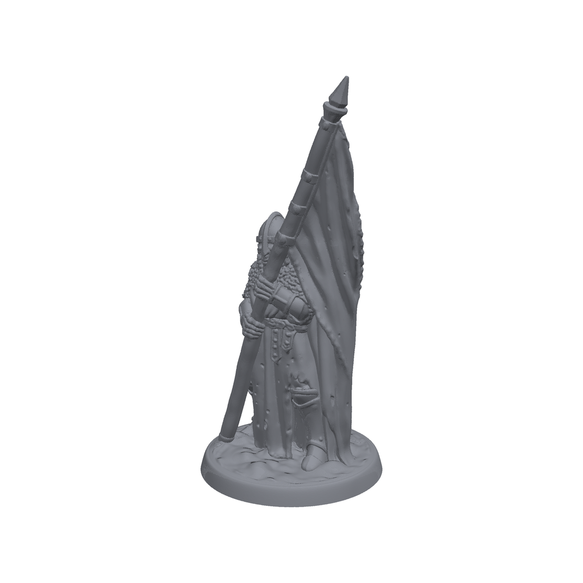 Skeleton Banner Bearer