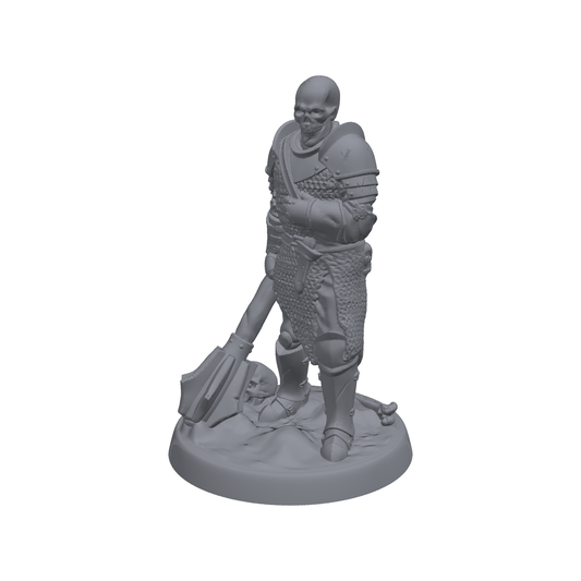 Skeleton Warrior with Large Mace