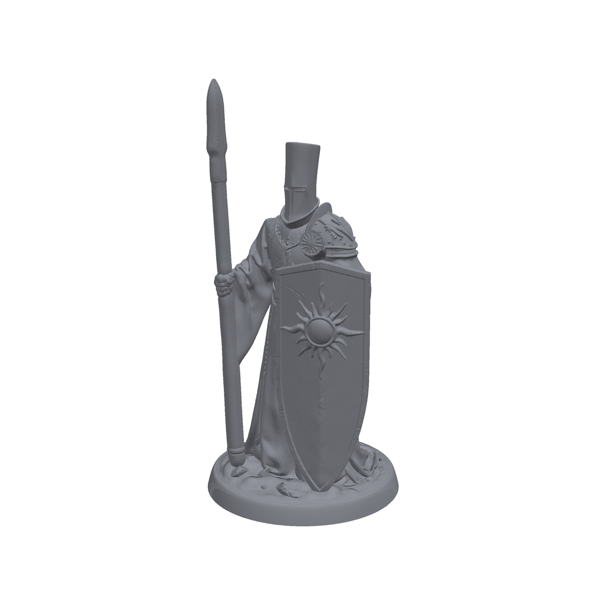 Soldier with Shield and Spear
