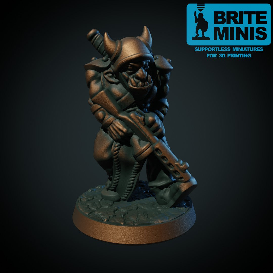 Space-ork III, 3D-printet sci-fi-miniatyr fra Spillsmia.