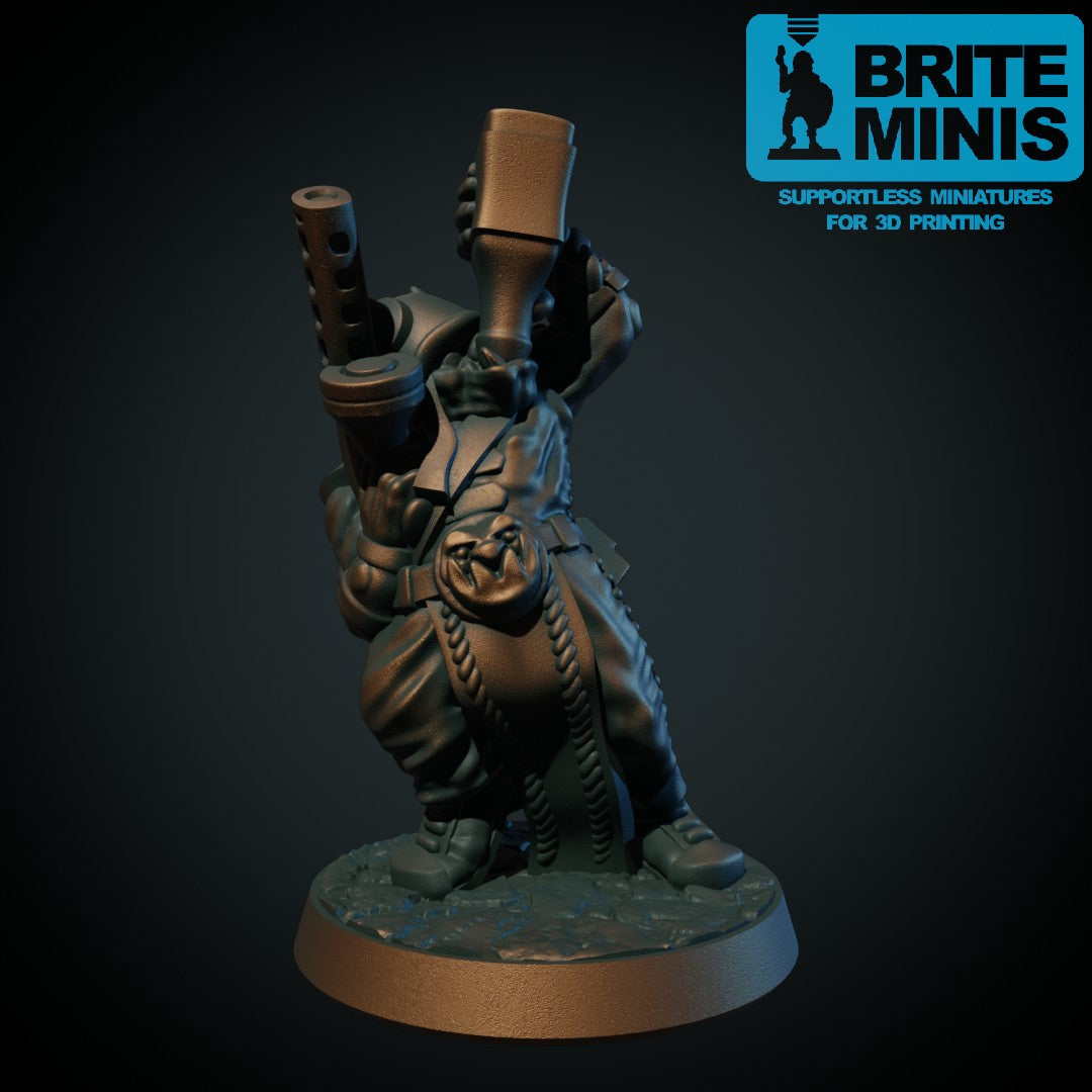 Space-ork IV, 3D-printet sci-fi-miniatyr fra Spillsmia.