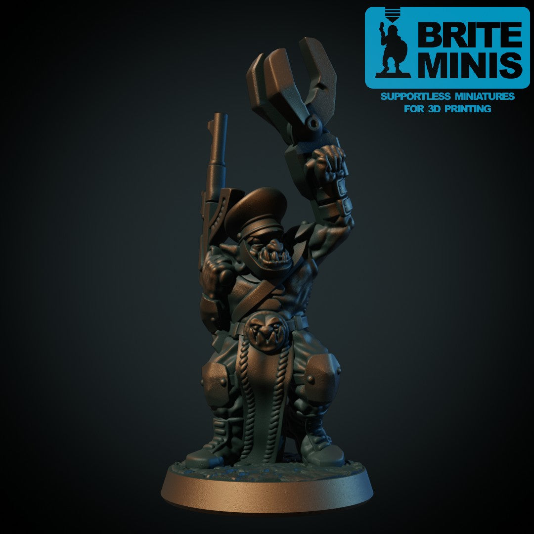 Space-orkleder, 3D-printet sci-fi-miniatyr fra Spillsmia.