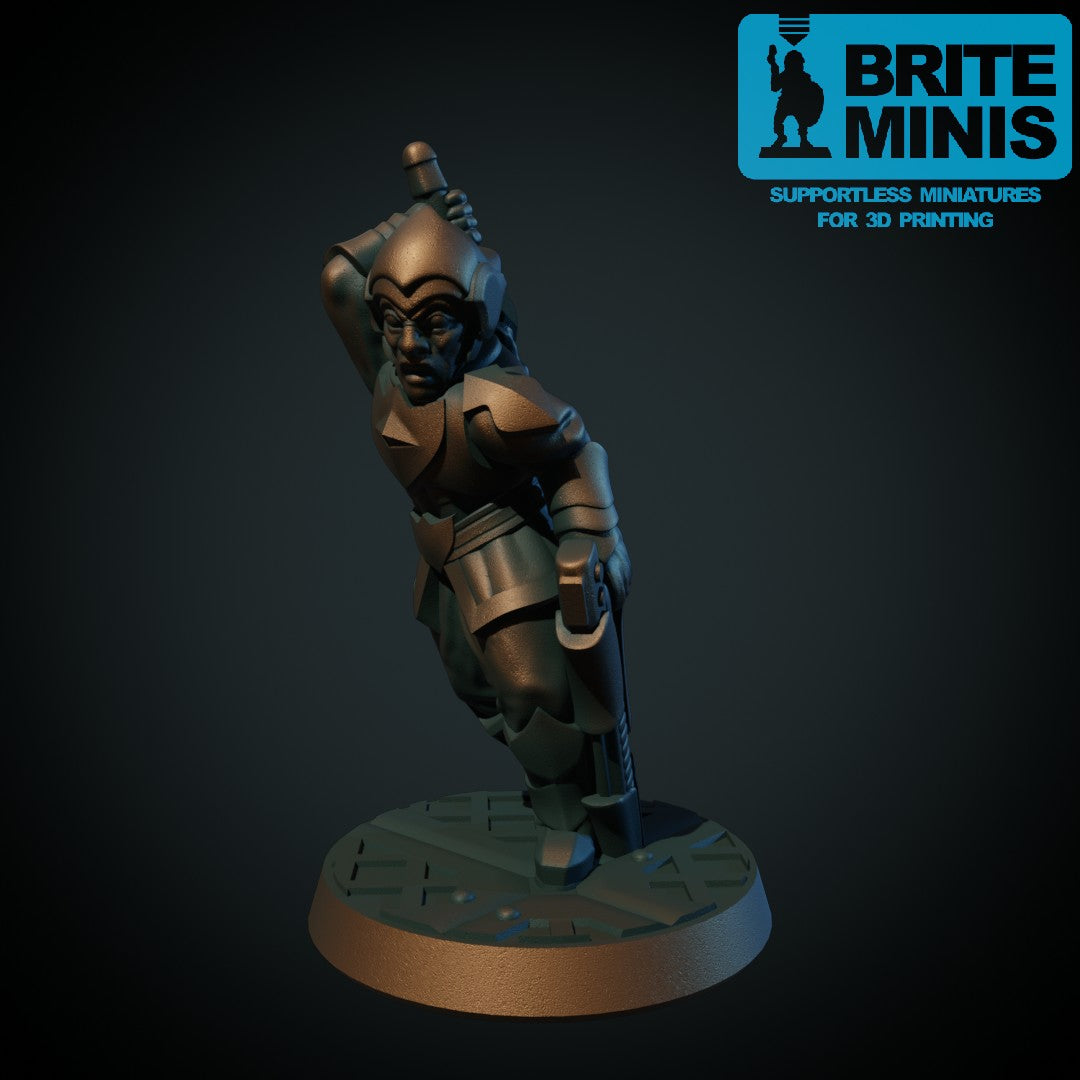 Space-alvkriger II, 3D-printet sci-fi-miniatyr fra Spillsmia.