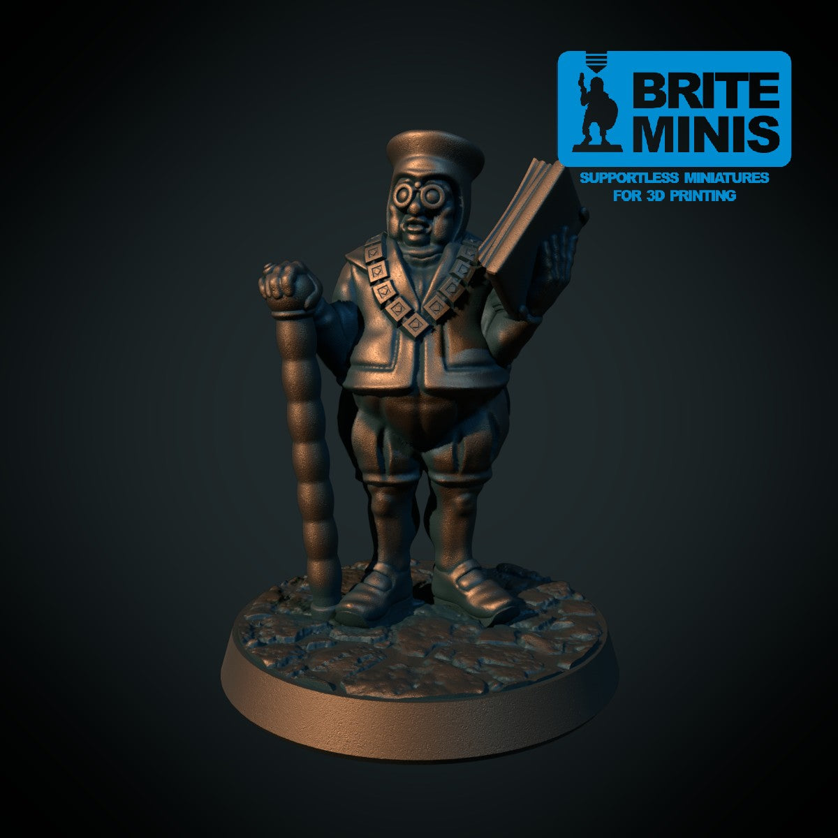 Skatteinnkrever - 3D-printet D&D-miniatyr fra Spillsmia