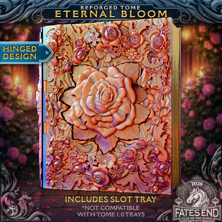 Eternal Bloom Tome, spillerskrin fra Spillsmia