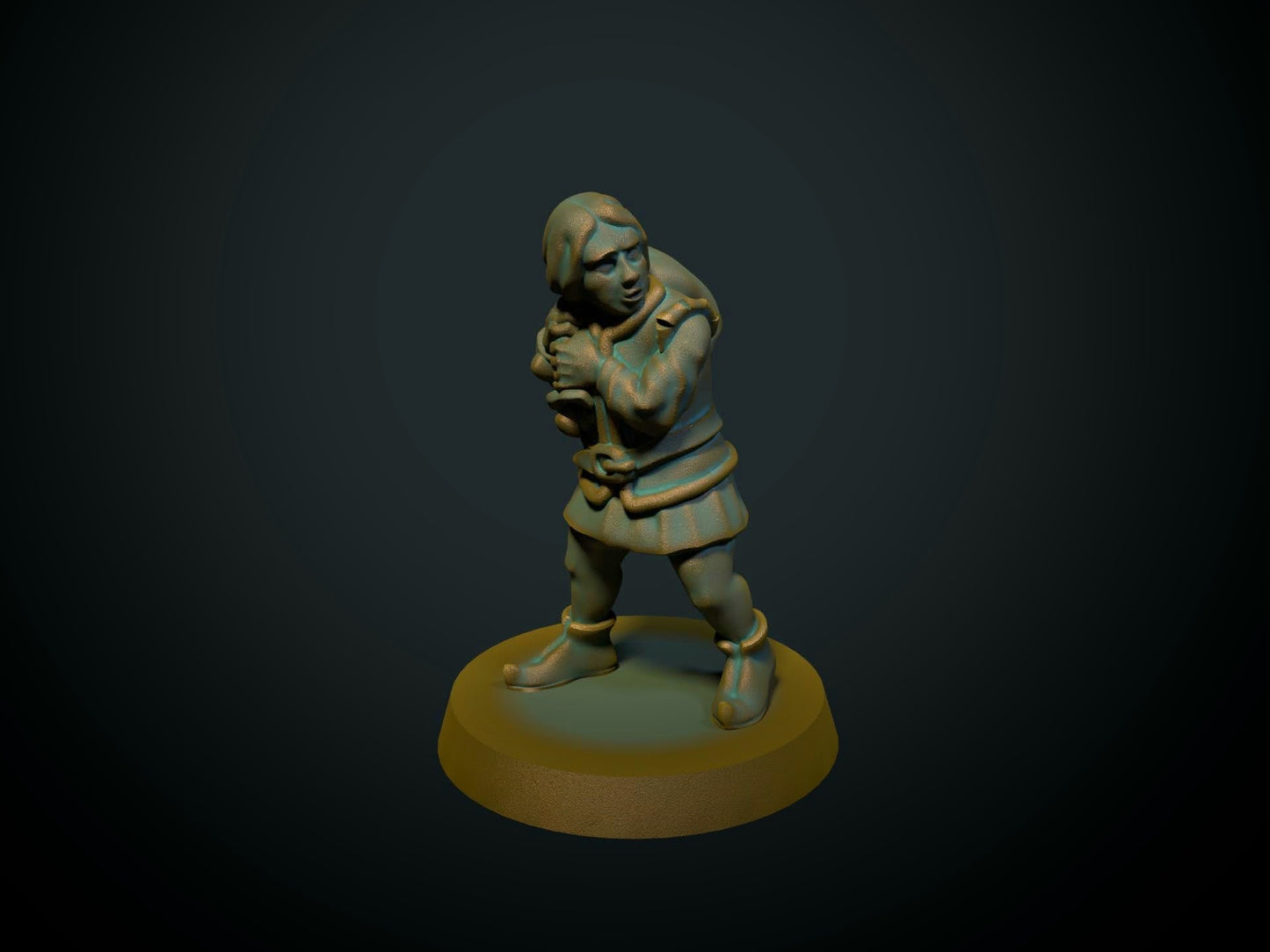 Tyv - 3D-printet D&D-miniatyr fra Spillsmia