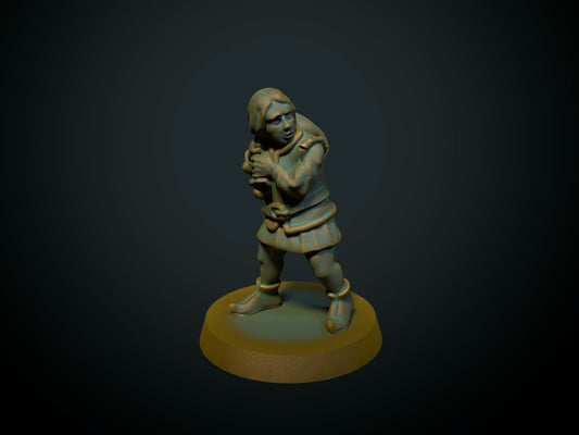 Tyv - 3D-printet D&D-miniatyr fra Spillsmia
