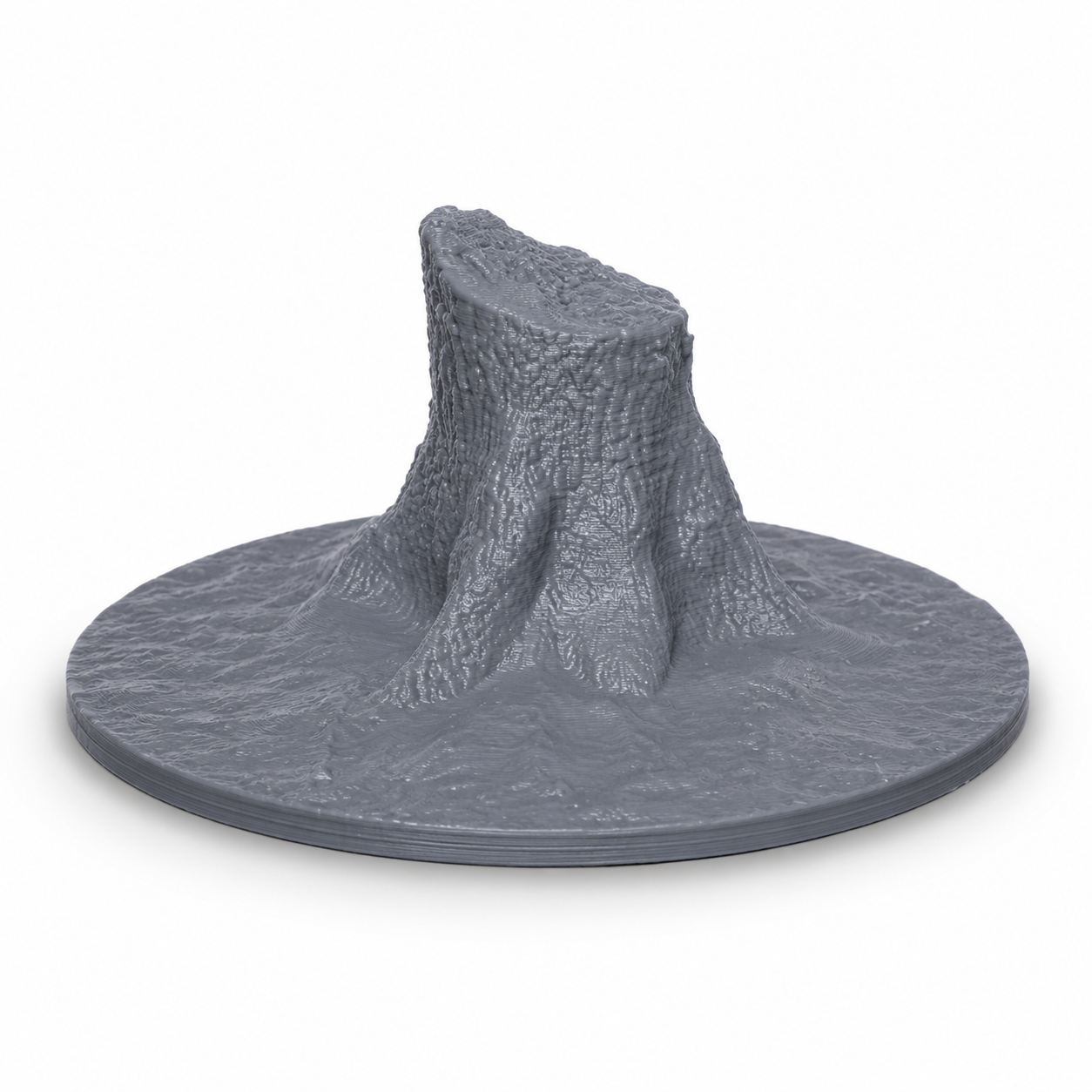 3D-printet trestubbe til lysninger, leirplasser og skogsterreng.