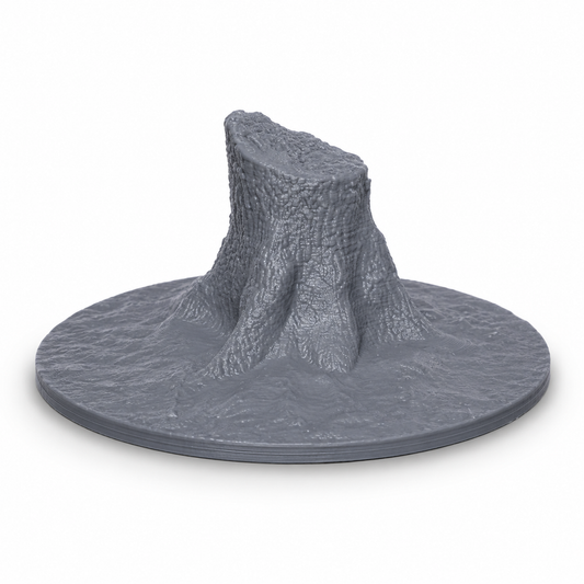 3D-printet trestubbe til lysninger, leirplasser og skogsterreng.