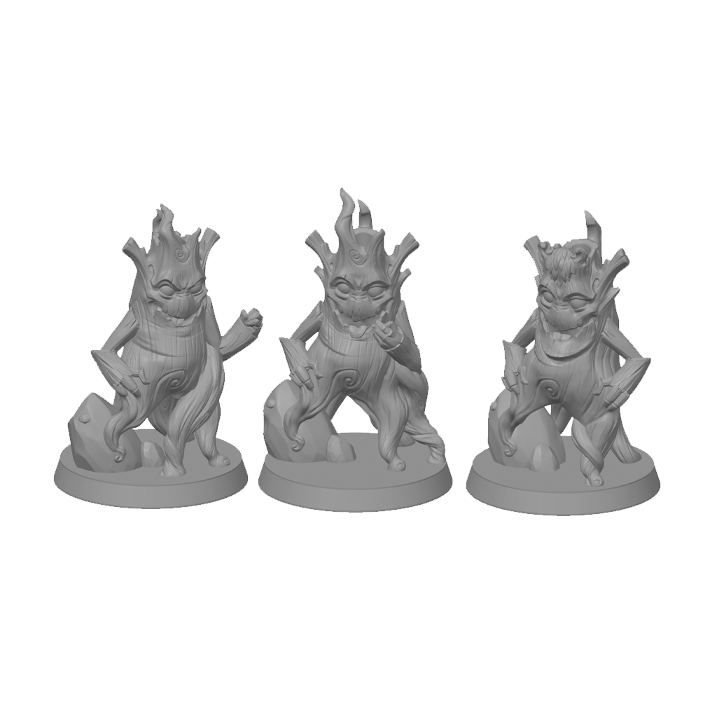 Treefolk Saplings – miniatyrsett (3 stk)