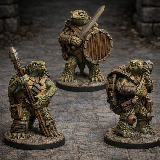 Tortle 2 – miniatyrsett (3 stk)