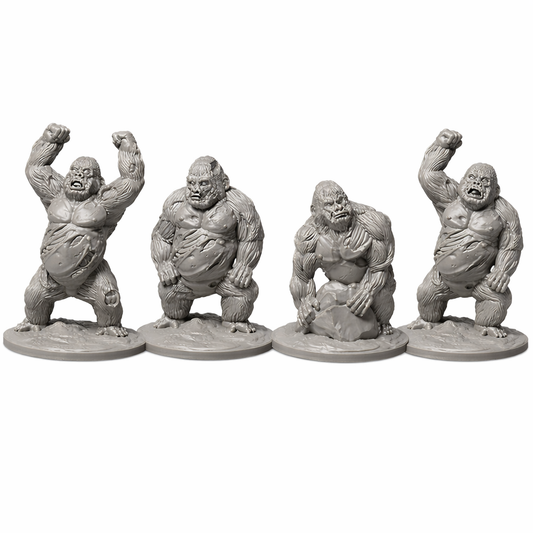 Undead Gorilla – miniatyrsett (4 stk)