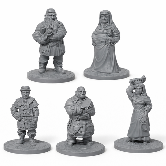 Villagers 4 – miniatyrsett (5 stk)