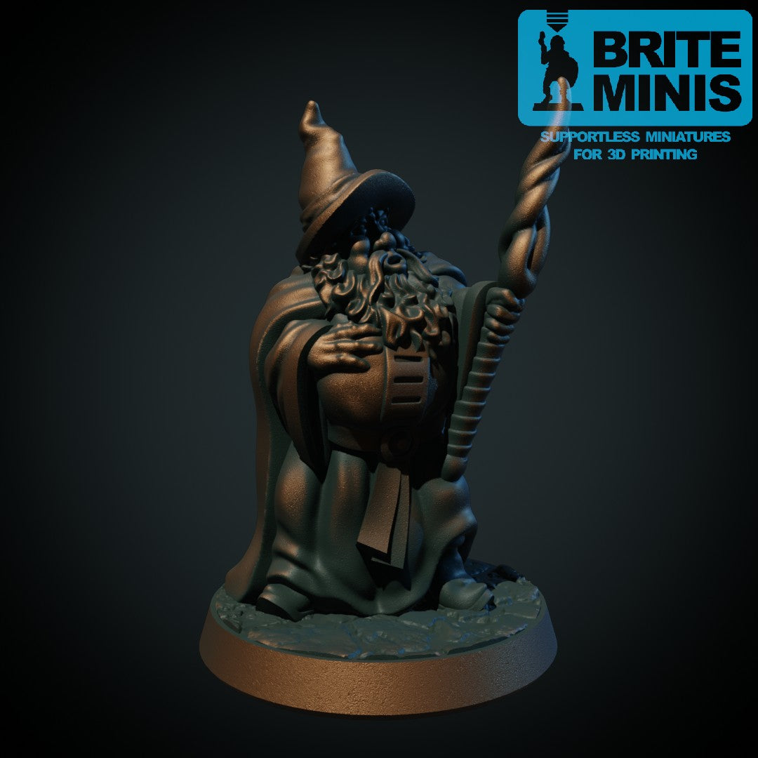 Lubben trollmann, 3D-printet D&D-miniatyr fra Spillsmia.
