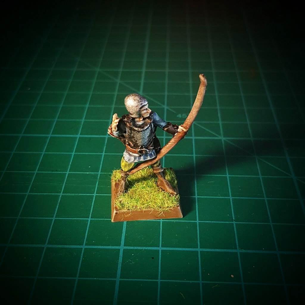 Bueskytter, 3D-printet D&D-miniatyr fra Spillsmia.