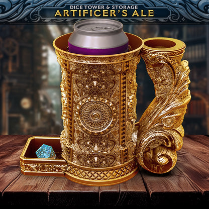 Artificer's Ale - eventyrkrus fra FatesEnd, 3D-printet til D&D og rollespill.