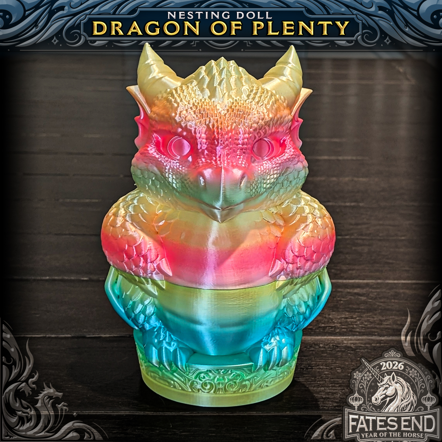Dragon of Plenty Nesting Doll
