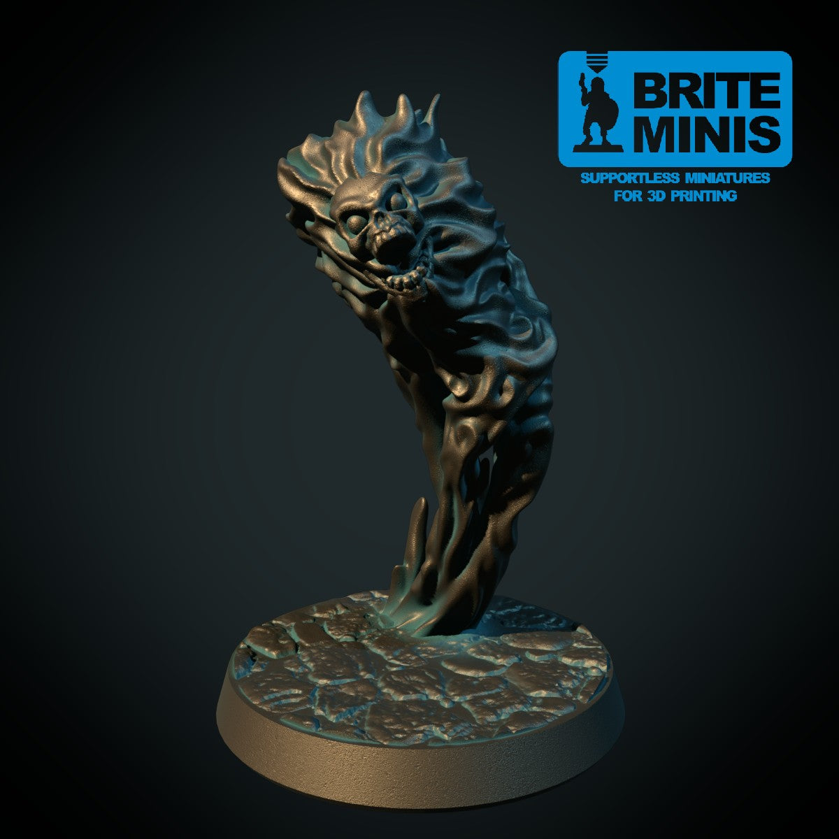 Flammeskalle miniatyr
