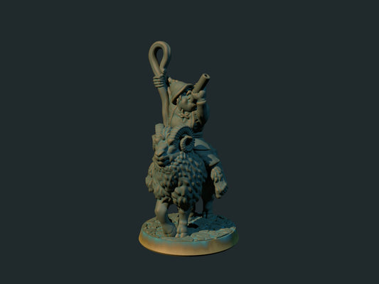 Ridende halfling-gjeter