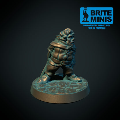 Halfling with sword