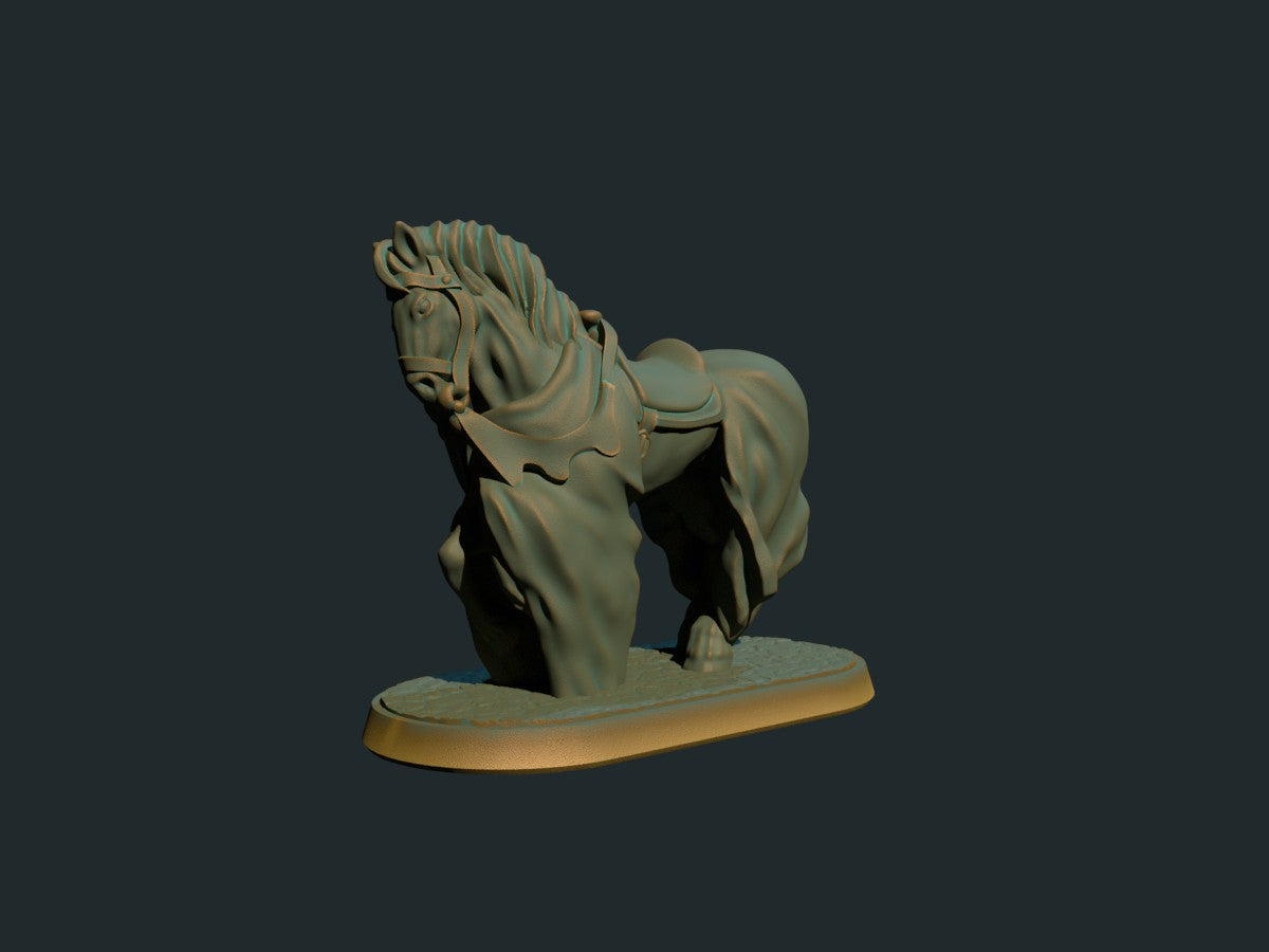 Horse 3 with caparison