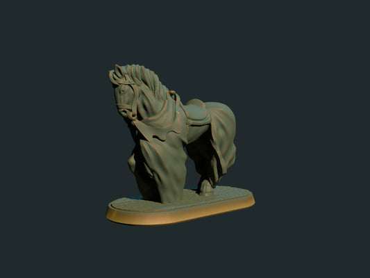 Horse 3 with caparison