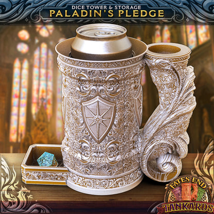 Paladin's Pledge - eventyrkrus fra FatesEnd, 3D-printet til D&D og rollespill.