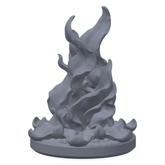 3D-printet tang i grå PLA – terrengrekvisitt til D&D og Pathfinder.