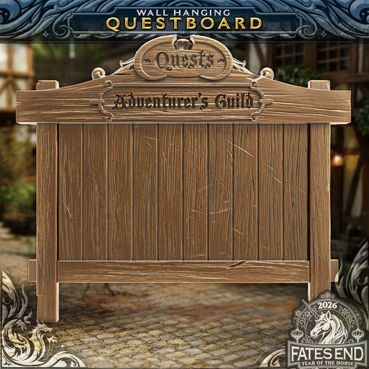 Questboard - veggheng fra FatesEnd, 3D-printet til D&D og rollespill.