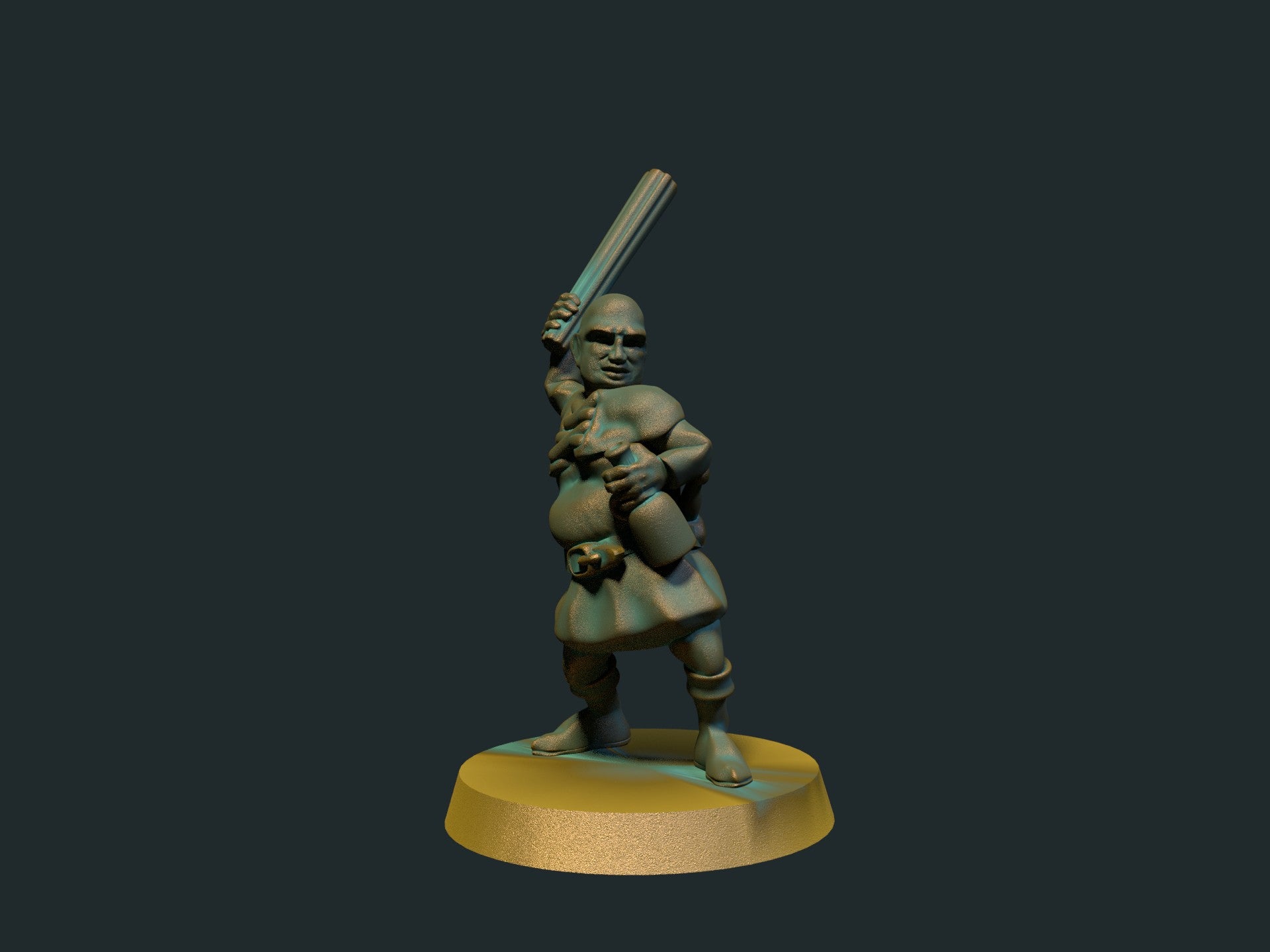 Bølle - 3D-printet D&D-miniatyr fra Spillsmia