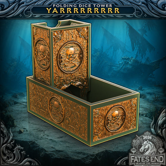 Yarrrrrrrrr Folding Dice Tower
